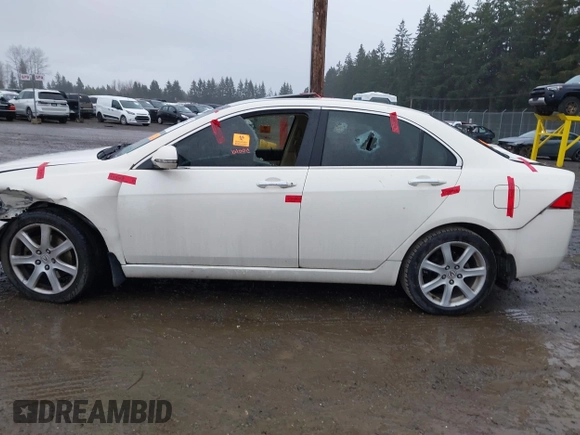 2004 Acura TSX w/Navigation with VIN JH4CL96924C009543, listed as a IAAI auction lot 41857212 with 1 mi miles. Bid and sale history available at carsss.com. Image 14.