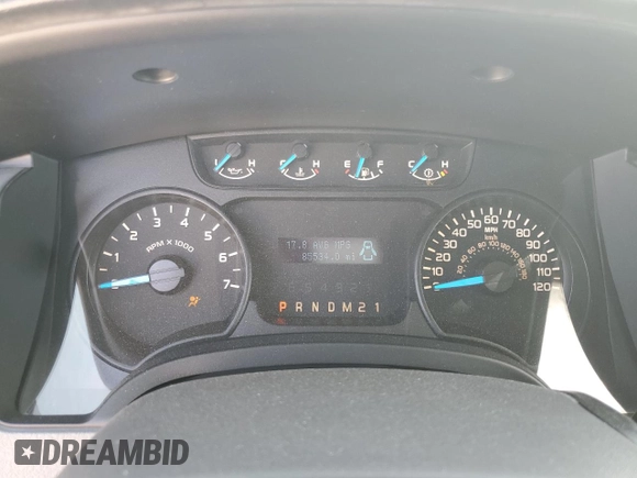 2013 Ford F-150 XL with VIN 1FTFX1CF7DFD45850, listed as a Copart auction lot 51928155 with 85,534 mi miles and Salvage Title. Bid and sale history available at carsss.com. Image 9.