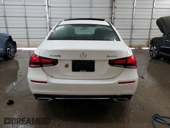 2019 Mercedes-Benz A 220 with VIN WDD3G4FB0KW025382, listed as a Copart auction lot 82545344 with 55,045 mi miles and Salvage Title. Bid and sale history available at DreamBid. Image 6.