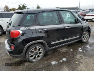 2014 FIAT 500L Trekking with VIN ZFBCFADH0EZ008008, listed as a Copart auction lot 81601874 with 91,812 mi miles and Salvage Title. Bid and sale history available at carsss.com. Image 3.