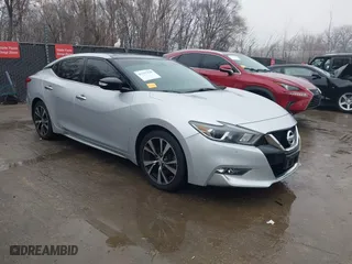 2018 Nissan Maxima SL with VIN 1N4AA6AP1JC394078, listed as a IAAI auction lot 41197428 with 91,281 mi miles. Bid and sale history available at carsss.com. Image 1.