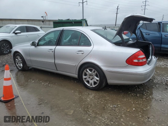 2003 Mercedes-Benz E 320 with VIN WDBUF65J13A207806, listed as a Copart auction lot 55313995 with 146,275 mi miles and Salvage Title. Bid and sale history available at DreamBid. Image 2.