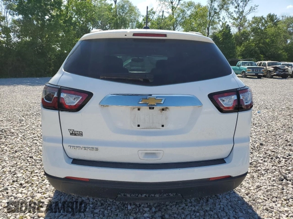 2017 Chevrolet Traverse LS with VIN 1GNKRFED8HJ114385, listed as a Copart auction lot 61221945 with 99,572 mi miles and Salvage title. Bid and sale history available at DreamBid. Image 6.