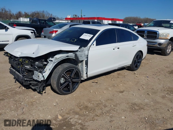 2023 Honda Accord Sport z VIN 1HGCY2F59PA069408, wystawiony jako IAAI lot #41897388 z przebiegiem 74 682 mil mil oraz . Historia ofert i sprzedaży dostępna na DreamBid. Obrazek 2.