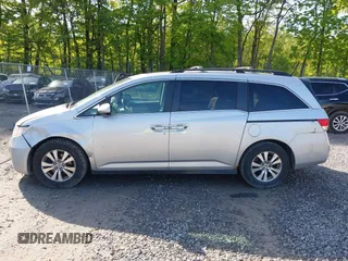 2014 Honda Odyssey EX-L with VIN 5FNRL5H61EB128311, listed as a IAAI auction lot 42334932 with 270,135 mi miles and . Bid and sale history available at DreamBid. Image 13.
