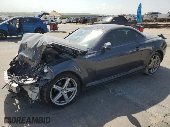 2006 Lexus SC with VIN JTHFN48Y969006248, listed as a Copart auction lot 65626994 with 159,079 mi miles and Salvage Title. Bid and sale history available at carsss.com. Image 1.