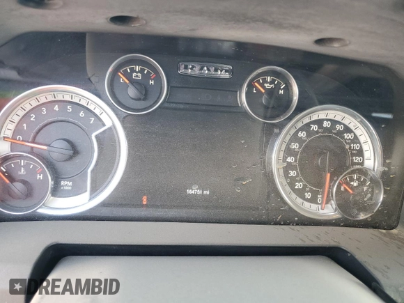 2015 Ram 2500 Big Horn with VIN 3C6UR5MJ2FG529971, listed as a Copart auction lot 47383385 with 164,751 mi miles and Salvage title. Bid and sale history available at DreamBid. Image 9.