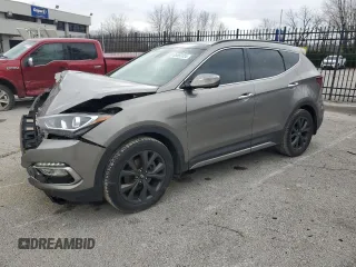 2018 Hyundai Santa Fe Ultimate with VIN 5XYZWDLA0JG545757, listed as a Copart auction lot 85853124 with 90,278 mi miles and Salvage title. Bid and sale history available at DreamBid. Image 1.