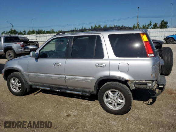 2001 Honda CR-V SE with VIN JHLRD18761C809752, listed as a Copart auction lot 63261514 with 211,018 mi miles and Salvage Title. Bid and sale history available at carsss.com. Image 2.