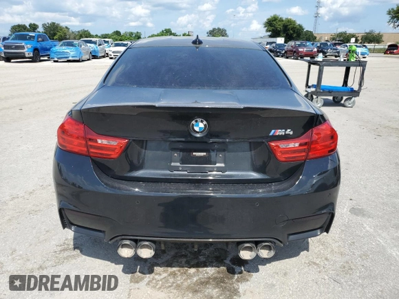 2016 BMW M4 with VIN WBS3R9C52GK338151, listed as a Copart auction lot 64882884 with Not Provided miles and Salvage Title. Bid and sale history available at carsss.com. Image 6.
