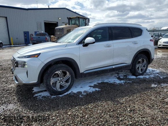 2022 Hyundai Santa Fe SEL with VIN 5NMS6DAJ6NH411044, listed as a Copart auction lot 52317385 with 44,482 mi miles and Salvage Title. Bid and sale history available at carsss.com. Image 1.