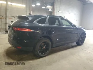2017 Jaguar F-Pace 35t Premium with VIN SADCJ2BV4HA489317, listed as a Copart auction lot 54831305 with 61,402 mi miles and Salvage Title. Bid and sale history available at DreamBid. Image 3.