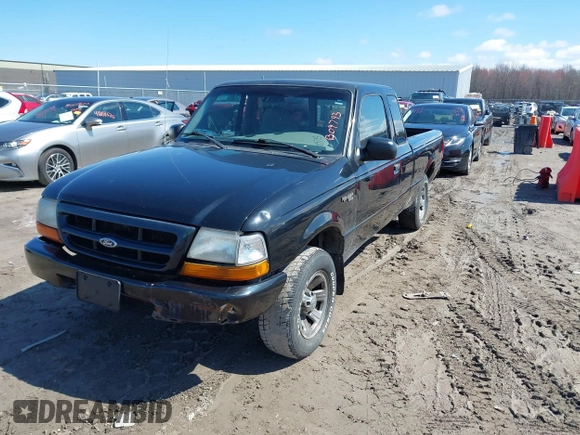 2000 Ford Ranger XL z VIN 1FTYR14C5YTB09793, wystawiony jako IAAI lot #41939556 z przebiegiem 124 883 mil mil oraz . Historia ofert i sprzedaży dostępna na DreamBid. Obrazek 2.