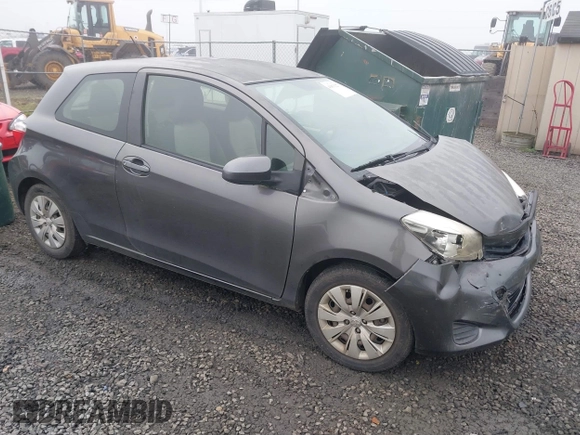 2013 Toyota Yaris L with VIN JTDJTUD39DD560766, listed as a IAAI auction lot 41031127 with 57,831 mi miles. Bid and sale history available at carsss.com. Image 1.