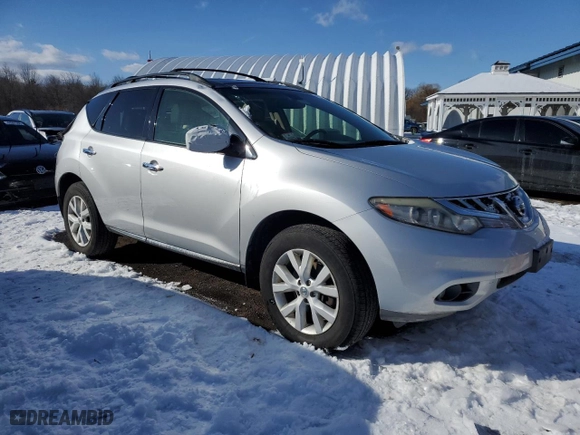 2012 Nissan Murano SV with VIN JN8AZ1MW4CW226675, listed as a Copart auction lot 43904425 with 157,568 mi miles and Salvage Title. Bid and sale history available at carsss.com. Image 4.