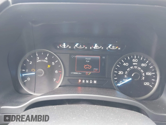2018 Ford F-150 XL with VIN 1FTEW1EP8JFC97470, listed as a IAAI auction lot 41883205 with 73,888 mi miles. Bid and sale history available at carsss.com. Image 7.