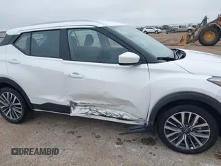 2023 Nissan Kicks SV with VIN 3N1CP5CV2PL470060, listed as a IAAI auction lot 42442763 with 35,827 mi miles and . Bid and sale history available at DreamBid. Image 6.