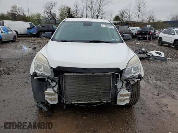 2016 Chevrolet Equinox LS with VIN 2GNALBEK9G1128731, listed as a Copart auction lot 51890585 with 93,980 mi miles and Salvage Title. Bid and sale history available at carsss.com. Image 5.