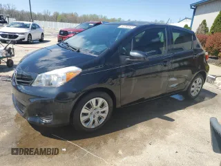 2012 Toyota Yaris L with VIN JTDKTUD31CD538361, listed as a Copart auction lot 52298845 with 117,044 mi miles and Salvage Title. Bid and sale history available at carsss.com. Image 1.