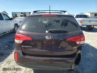 2014 Kia Sorento LX with VIN 5XYKT3A67EG506527, listed as a Copart auction lot 49131655 with 112,788 mi miles and Salvage Title. Bid and sale history available at carsss.com. Image 6.