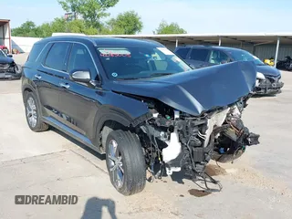 2020 Hyundai Palisade SEL z VIN KM8R34HE3LU091392, wystawiony jako IAAI lot #42185005 z przebiegiem 52 023 mil mil oraz . Historia ofert i sprzedaży dostępna na DreamBid. Obrazek 1.