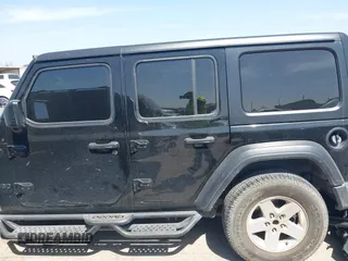 2022 Jeep Wrangler Unlimited Sport S with VIN 1C4HJXDG5NW180130, listed as a IAAI auction lot 41772922 with 47,625 mi miles. Bid and sale history available at carsss.com. Image 14.