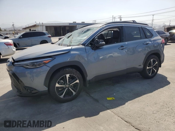 2024 Toyota Corolla Cross Hybrid S with VIN 7MUFBABG7RV043044, listed as a Copart auction lot 61828715 with 10,473 mi miles and Salvage title. Bid and sale history available at DreamBid. Image 1.