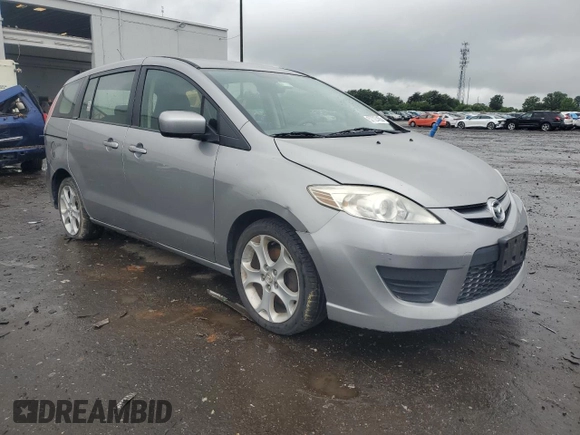 2010 Mazda 5 Sport with VIN JM1CR2WL1A0361299, listed as a Copart auction lot 57727455 with 221,744 mi miles and Clean title. Bid and sale history available at DreamBid. Image 4.