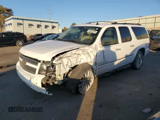2012 Chevrolet Suburban LTZ with VIN 1GNSKKE73CR302488, listed as a Copart auction lot 80087504 with 169,583 mi miles and Salvage Title. Bid and sale history available at carsss.com. Image 1.