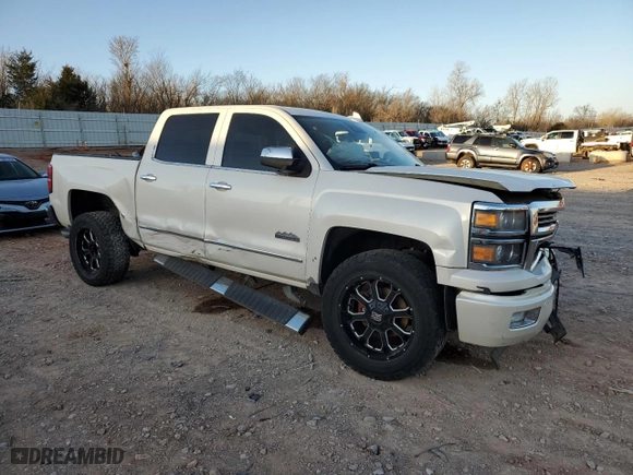 2015 Chevrolet Silverado 1500 High Country with VIN 3GCUKTEC8FG291979, listed as a Copart auction lot 48543585 with 179,265 mi miles and Salvage Title. Bid and sale history available at carsss.com. Image 4.