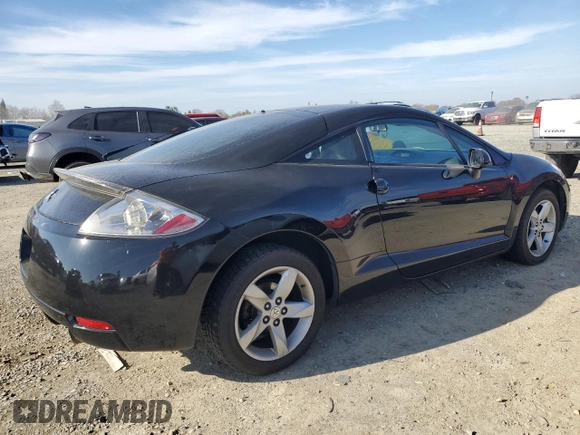 2007 Mitsubishi Eclipse GS with VIN 4A3AK24F67E011247, listed as a Copart auction lot 87862205 with 207,130 mi miles and Salvage Title. Bid and sale history available at carsss.com. Image 3.