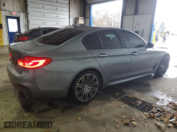 2018 BMW 5 Series 540i xDrive with VIN WBAJE7C59JWD52143, listed as a Copart auction lot 83438484 with 103,401 mi miles and Salvage title. Bid and sale history available at DreamBid. Image 3.