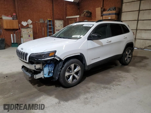 2022 Jeep Cherokee Limited with VIN 1C4PJMDXXND532916, listed as a Copart auction lot 57919635 with 14,196 mi miles and Salvage title. Bid and sale history available at DreamBid. Image 1.