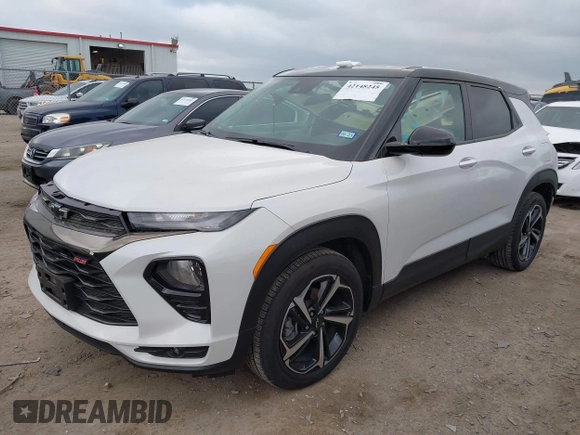 2022 Chevrolet TrailBlazer RS with VIN KL79MTSL3NB118959, listed as a IAAI auction lot 42148245 with 18,874 mi miles. Bid and sale history available at carsss.com. Image 19.