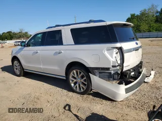 2019 Ford Expedition Max Platinum with VIN 1FMJK1LT9KEA60600, listed as a Copart auction lot 50423324 with 82,993 mi miles and Salvage title. Bid and sale history available at DreamBid. Image 2.