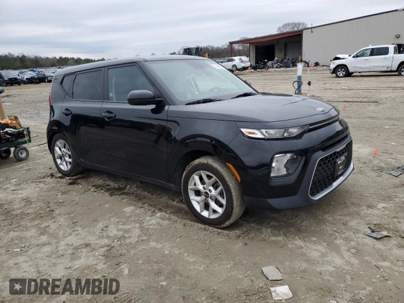 2021 Kia Soul S with VIN KNDJ23AU5M7124490, listed as a Copart auction lot 43942885 with 86,240 mi miles and Salvage Title. Bid and sale history available at DreamBid. Image 4.