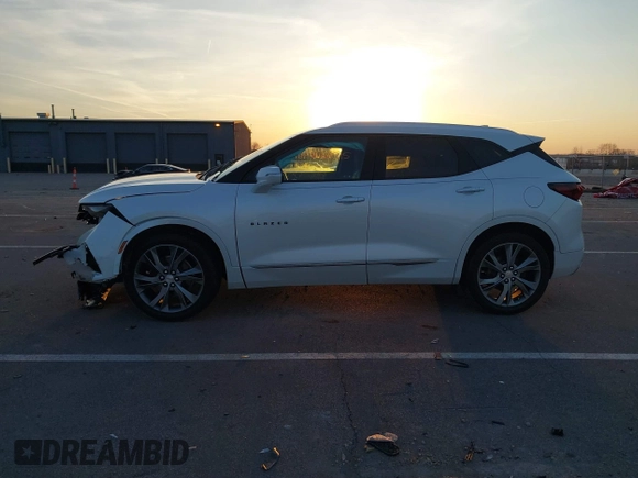 2021 Chevrolet Blazer Premier with VIN 3GNKBLRS6MS563360, listed as a IAAI auction lot 41760795 with 29,534 mi miles and . Bid and sale history available at DreamBid. Image 14.