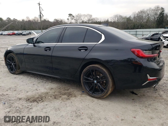 2019 BMW 3 Series 330i xDrive with VIN WBA5R7C53KFH26429, listed as a Copart auction lot 48379825 with 52,536 mi miles and Salvage title. Bid and sale history available at DreamBid. Image 2.