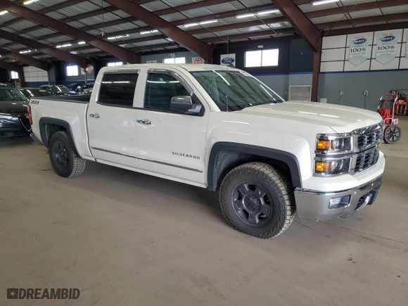 2014 Chevrolet Silverado 1500 LTZ with VIN 3GCUKSEC6EG123055, listed as a Copart auction lot 53294485 with 170,188 mi miles and Clean Title. Bid and sale history available at carsss.com. Image 4.