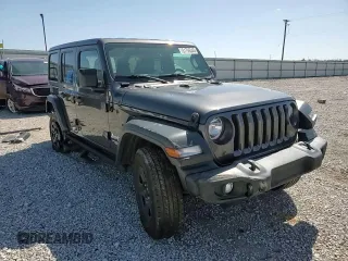 2020 Jeep Wrangler Unlimited Sport with VIN 1C4HJXDG6LW201614, listed as a Copart auction lot 51756345 with 56,346 mi miles and Salvage title. Bid and sale history available at DreamBid. Image 12.