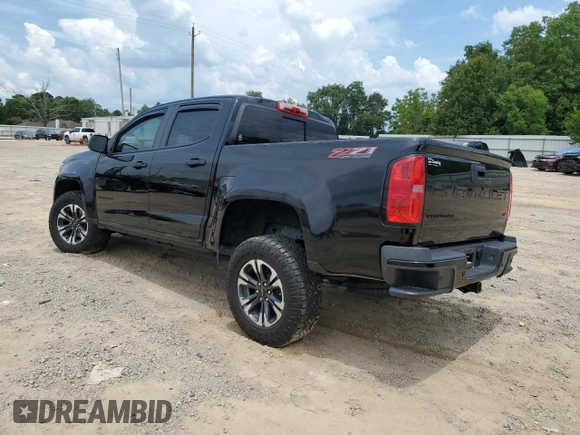 2022 Chevrolet Colorado 4WD Z71 with VIN 1GCGTDEN9N1268483, listed as a Copart auction lot 64638865 with 61,611 mi miles and Salvage title. Bid and sale history available at DreamBid. Image 2.