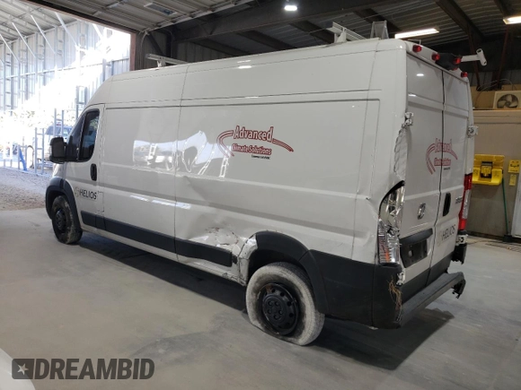 2023 Ram ProMaster Cargo with VIN 3C6MRVHG7PE510280, listed as a Copart auction lot 76764844 with 81,689 mi miles and Salvage Title. Bid and sale history available at carsss.com. Image 2.