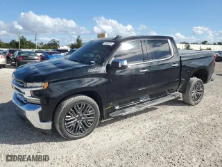 2019 Chevrolet Silverado 1500 LTZ with VIN 3GCPWEED3KG220186, listed as a Copart auction lot 76463334 with 62,659 mi miles and Non Repairable. Bid and sale history available at carsss.com. Image 1.