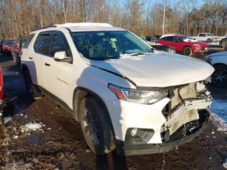2021 Chevrolet Traverse RS with VIN 1GNEVJKW3MJ130747, listed as a IAAI auction lot 41315910 with Not Provided miles. Bid and sale history available at carsss.com. Image 1.