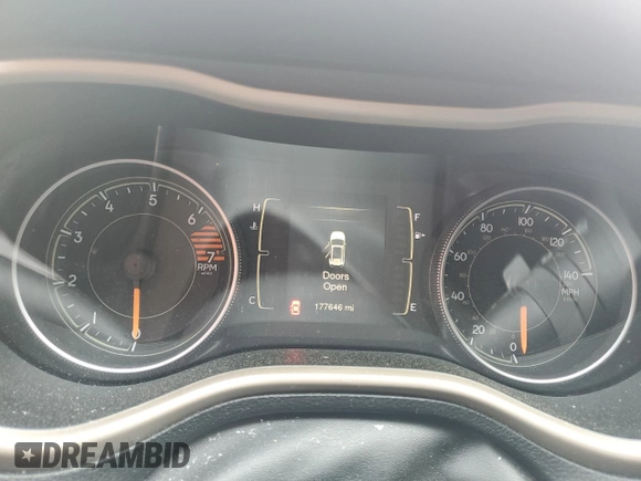 2016 Jeep Cherokee Latitude with VIN 1C4PJLCB9GW217760, listed as a Copart auction lot 52845365 with 177,646 mi miles and Salvage title. Bid and sale history available at DreamBid. Image 9.