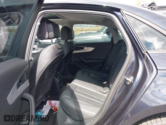 2017 Audi A4 Premium with VIN WAUGNAF4XHN005847, listed as a IAAI auction lot 41791442 with 104,355 mi miles. Bid and sale history available at carsss.com. Image 8.
