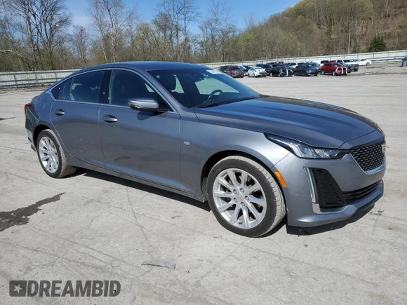 2020 Cadillac CT5 Luxury z VIN 1G6DS5RK2L0145013, wystawiony jako Copart lot #53990505 z przebiegiem 52 457 mil mil oraz Szkoda całkowita • Salvage title. Historia ofert i sprzedaży dostępna na DreamBid. Obrazek 4.