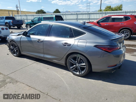 2023 Acura Integra w/A-Spec Package with VIN 19UDE4H31PA004007, listed as a Copart auction lot 71381574 with 39,960 mi miles and Salvage Title. Bid and sale history available at carsss.com. Image 2.