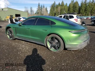 2020 Porsche Taycan Turbo with VIN WP0AC2Y10LSA72168, listed as a Copart auction lot 48013535 with 31,872 mi miles and Salvage title. Bid and sale history available at DreamBid. Image 2.