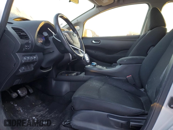 2015 Nissan LEAF SV with VIN 1N4AZ0CP8FC316522, listed as a Copart auction lot 41827135 with 52,635 mi miles and Salvage Title. Bid and sale history available at carsss.com. Image 7.